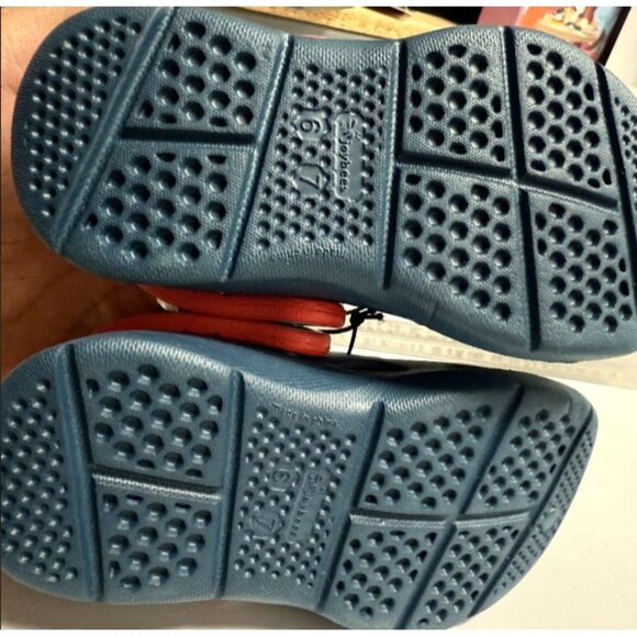 Joybees Womens Casual Slip-On Sandals Navy Blue Size 6 - Picture 4 of 4